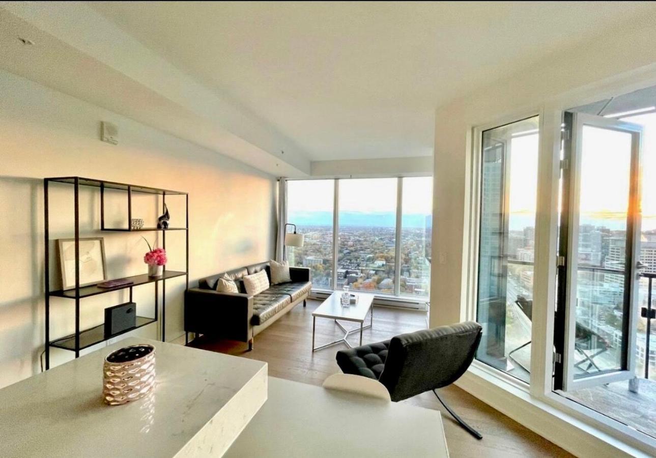 Spectacular Skyline Views - Downtown Montreal - Luxury Condo & Penthouse Szoba fotó