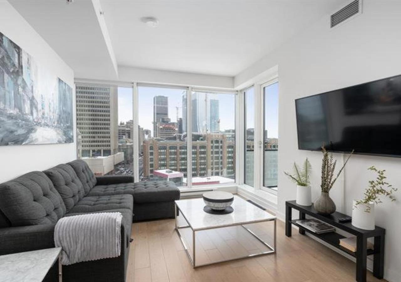 Spectacular Skyline Views - Downtown Montreal - Luxury Condo & Penthouse Szoba fotó